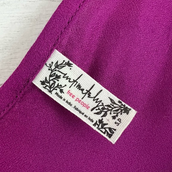 Free People Aida Embroidered Slip Dress Size S - Picture 8 of 10